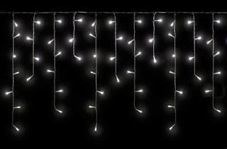 SAÇAK PERDE LED GÜNIŞIĞI + Beyaz Çakarlı -  4mt - EKLENEBİLİR - Animasyonlu