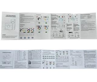 SP630E Duvar Tipi Tek Renk Pixel Şerit Kontrol 12-24 Volt