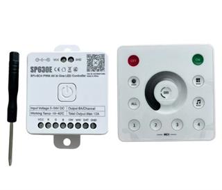 SP630E Duvar Tipi Tek Renk Pixel Şerit Kontrol 12-24 Volt