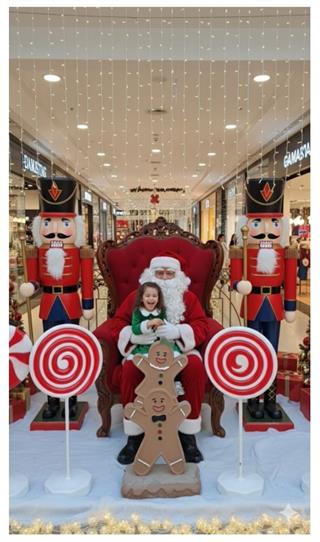 YILBAŞI LED AYDEDE NOEL BABA ŞEKER DEKOR ( 1,50 MT ) BÜYÜK BOY AYDEDE NOEL BABA ŞEKER ( ALS-150AYD )