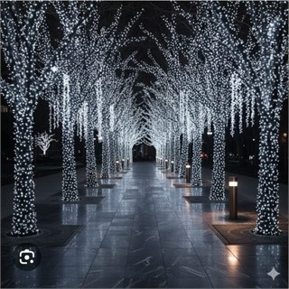 YILBAŞI LED IŞIK İP LED 10 MT BEYAZ IP65 SABİT YANAR BEYAZ KABLO AL-80  220V