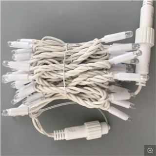 YILBAŞI LED IŞIK İP LED 10 MT BEYAZ IP65 SABİT YANAR BEYAZ KABLO AL-80  220V