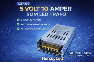 ALLES 5 VOLT 10 AMPER SLIM LED TRAFO