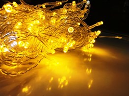YILBAŞI LED IŞIK İP LED AMBER 10 MT 8 ANIMASYON EKLENEMEZ