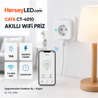 CATA Akıllı Wifi Priz Uzaktan Kontrol CT-4010