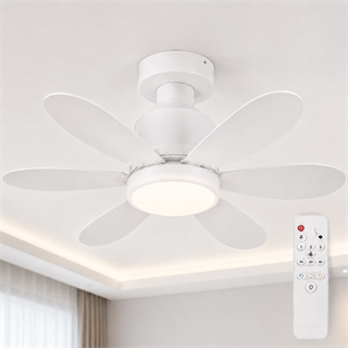 Cata CT-1154 62W 6500K Beyaz Lodos 6 Kanatlı Kumandalı Lambalı Tavan Vantilatörü