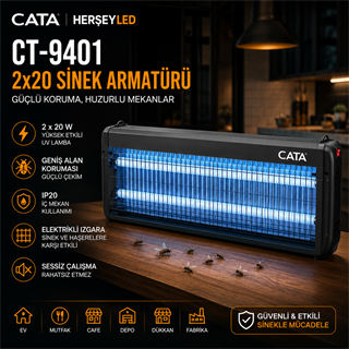 CT-9401 SİNEK CİHAZI 2X20W 220V