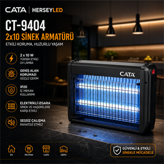 CT-9404 SİNEK CİHAZI 2X10W 220V