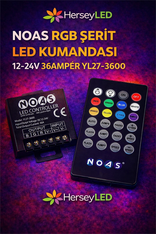 NOAS RGB KUMANDA 12-24V 36AMPER YL27-3600