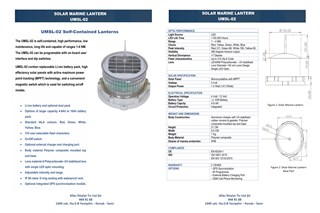 SMF-22 SOLARLI ÇAKARLI DENİZ FENERİ 2-3 NM ULTRA GÜÇLÜ GÖVDE