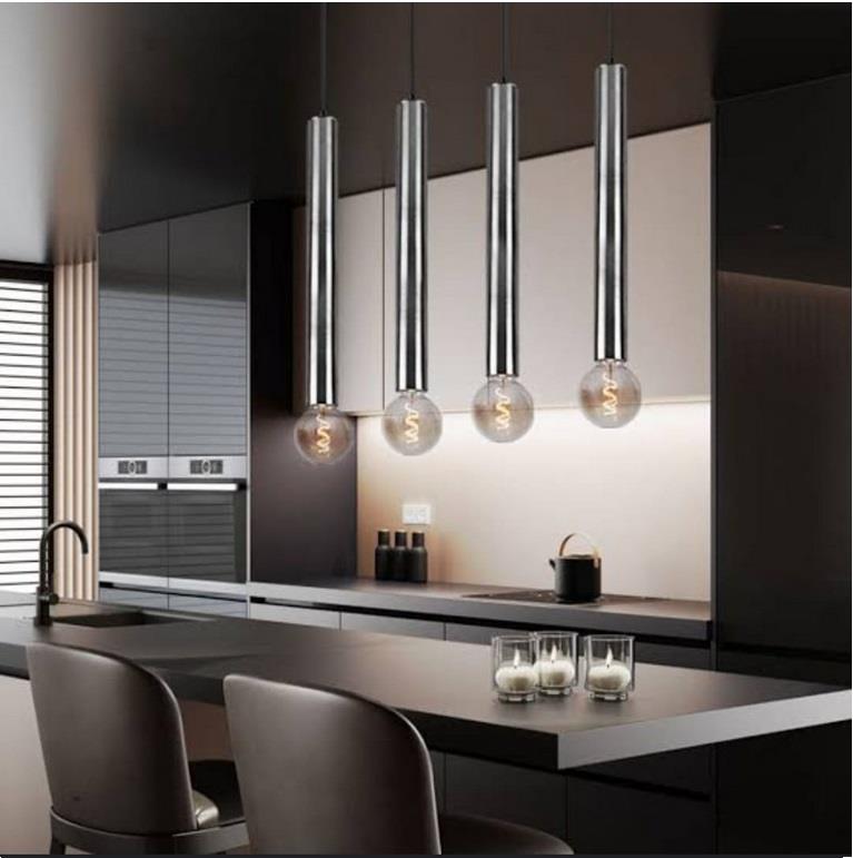  Cata Platin Modern Dekoratif Sarkıt Armatür CT-8340