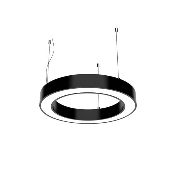  Simit Linear Yuvarlak Modern Led Avize Simit Lineer Halka Armatür 60cm