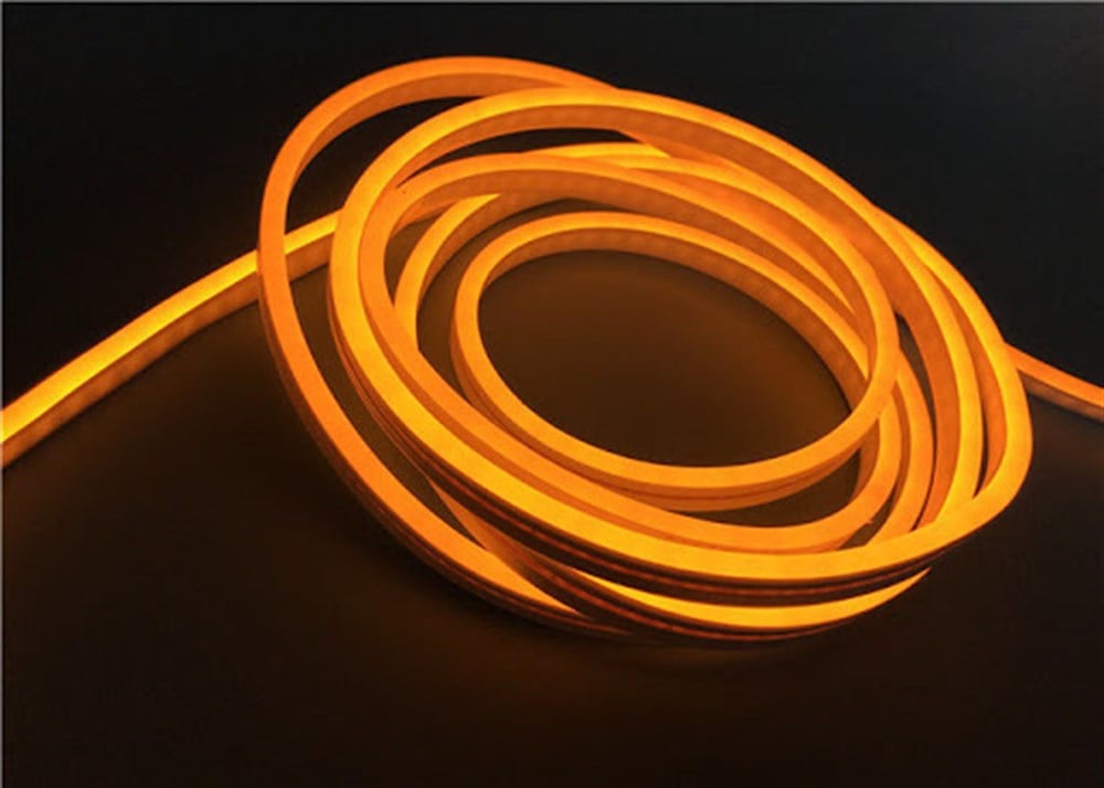 12 Volt Amber Sar� Neon Hortum Led (5 METRE ) 6X12mm ALS-5001S