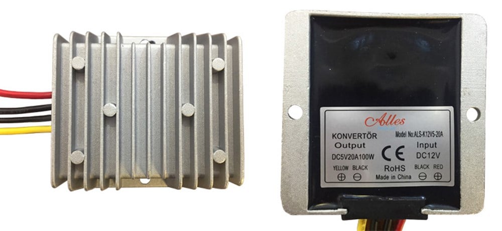 12V-5V KONVERT�R 20 AMPER