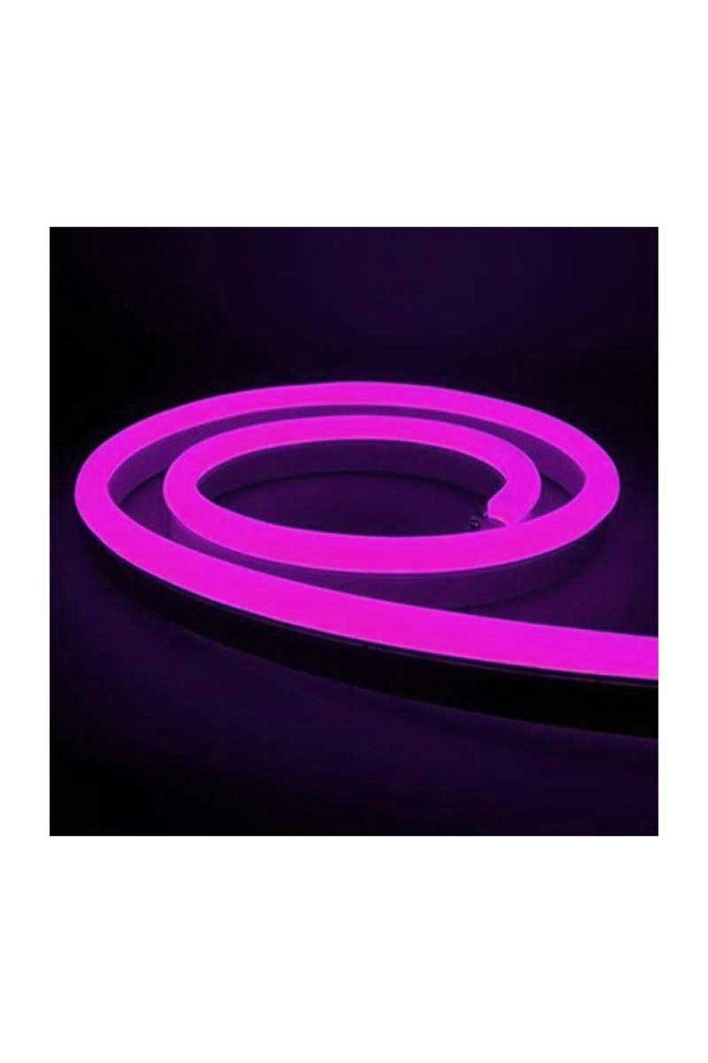 24V PEMBE NEON LED - 20MT 