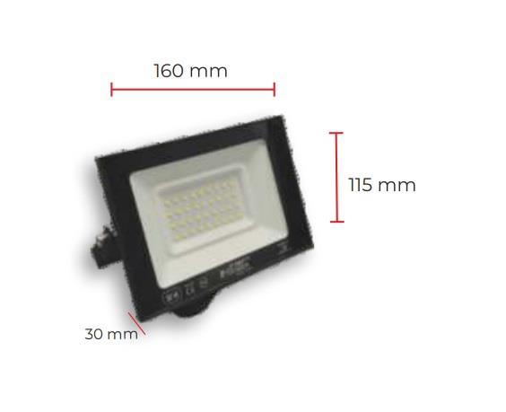 50W AMBER  IPAD KASA LED PROJEKTÖR HT-0320 220V IP66