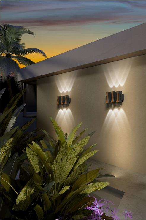 6W ÜÇLÜ ÇİFT YÖNLÜ DEKORATİF LED APLİK ECN-4072