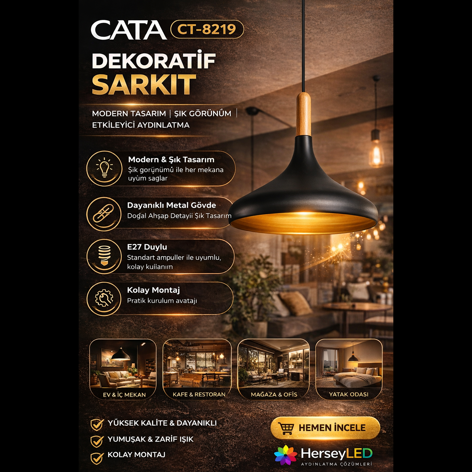 Cata CT-8219 Dekoratif Sarkıt
