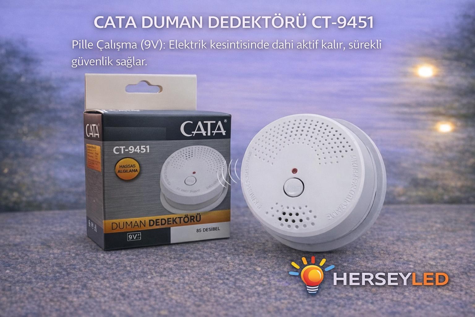 CATA DUMAN DEDEKTÖRÜ CT-9451