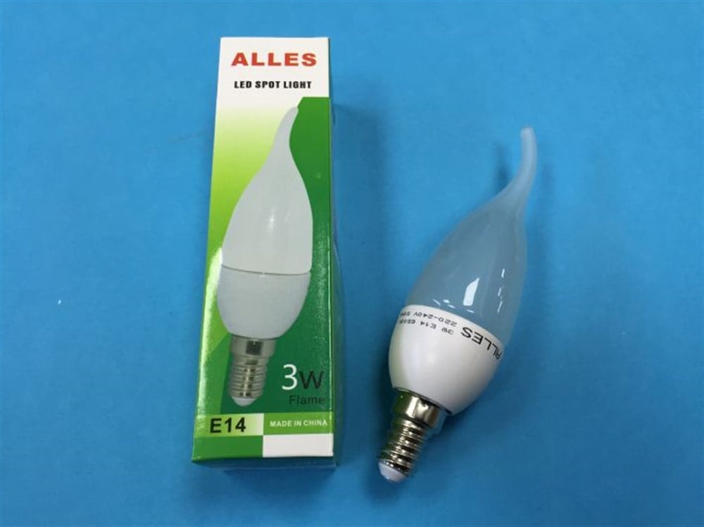 E14 FLAME LED AMPUL 3 WATT