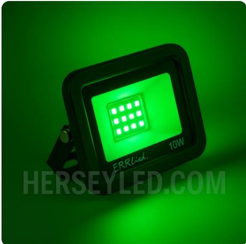ERK 10W YEŞİL LED PROJEKTÖR 220V ERK-3710 Y