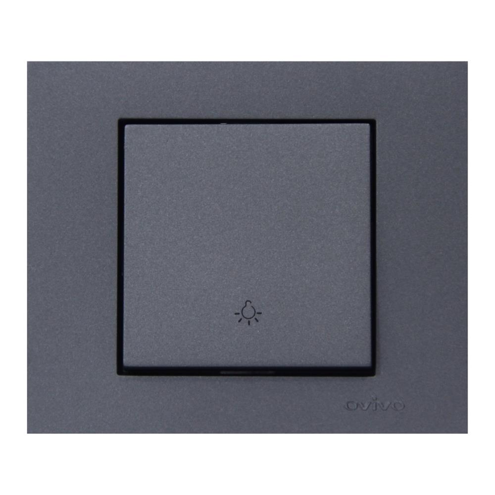 Füme Light Anahtarı Modül+kapak 