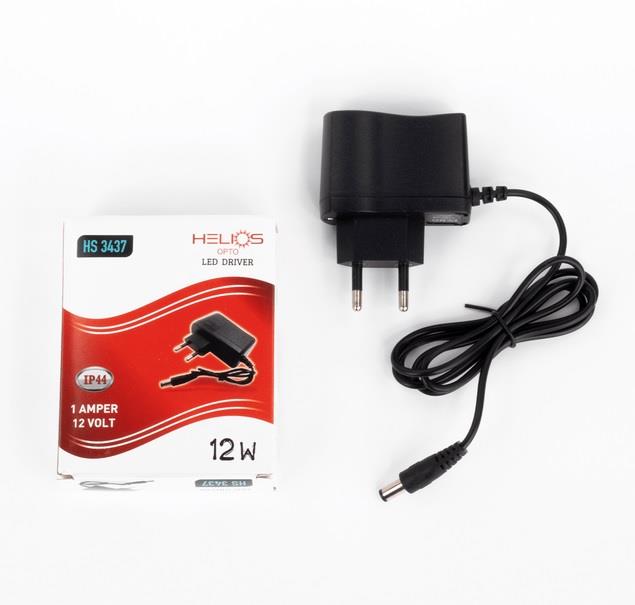 Helios 1 AMPER Opto Plastik Adaptör 1A-12W HS 3437