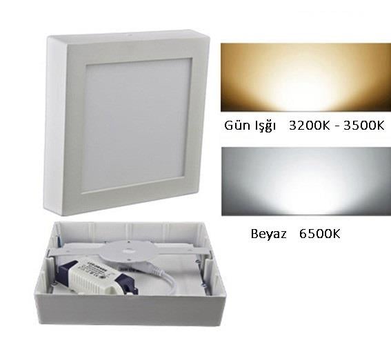 NOAS 24W BEYAZ IŞIK KARE SIVA ÜSTÜ LED PANEL NOAS YL15-2400