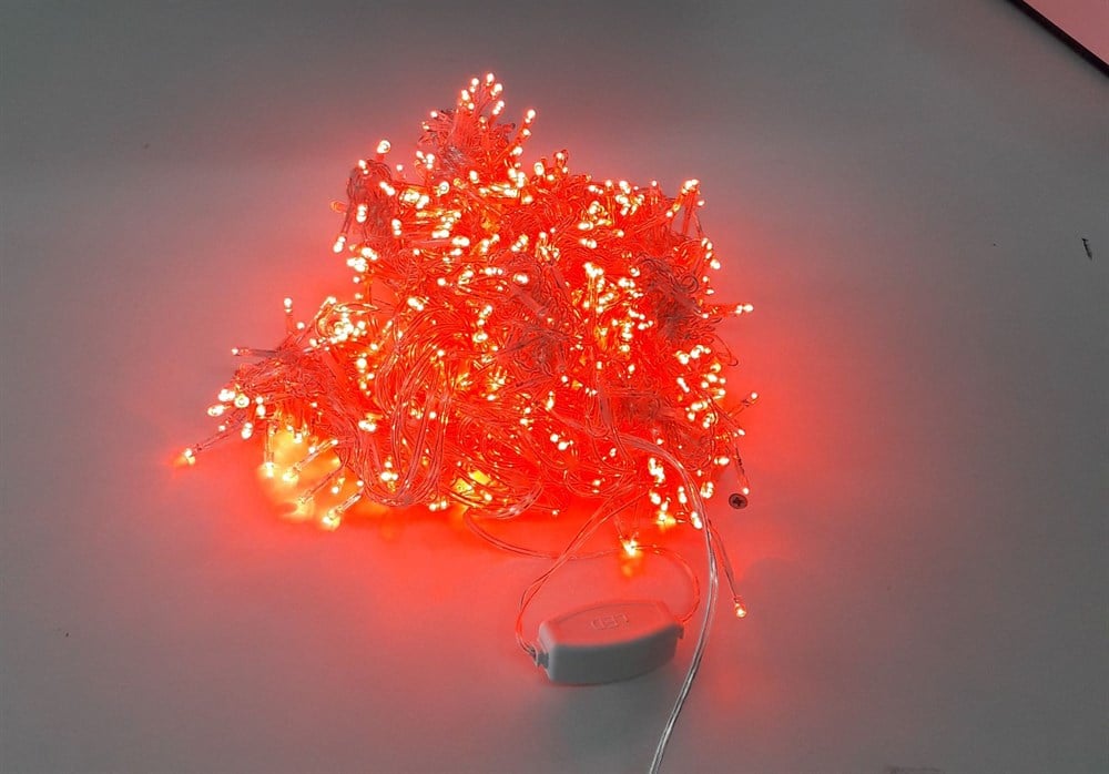 SAB�T YANAR  PERDE LED 3X2 MT KIRMIZI