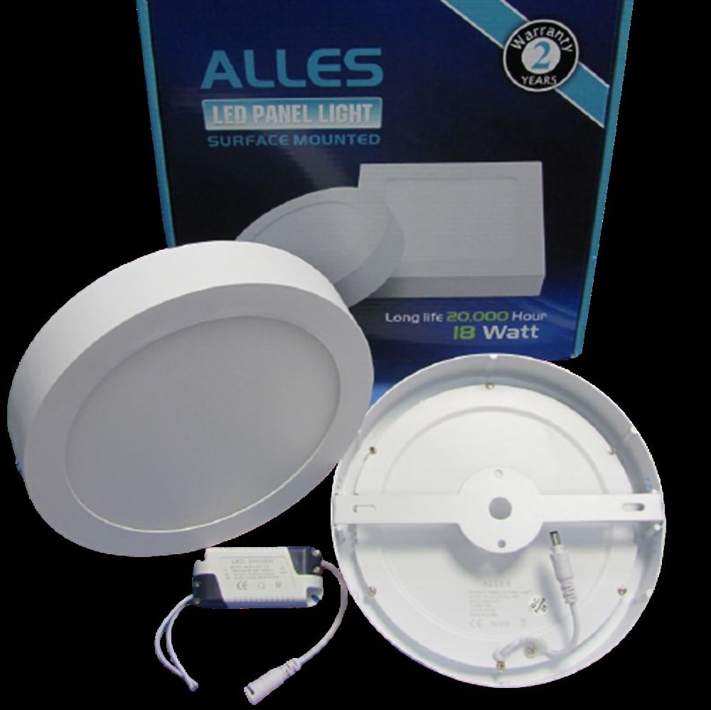 SIVA �ST� YUVARLAK LED PANEL 18 WATT BEYAZ