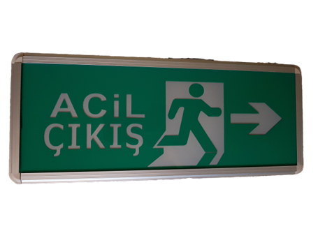 SN-4 LED AYINLATMALI ACİL ÇIKIŞ LEVAHASI ACİL ÇIKIŞ TABELASI