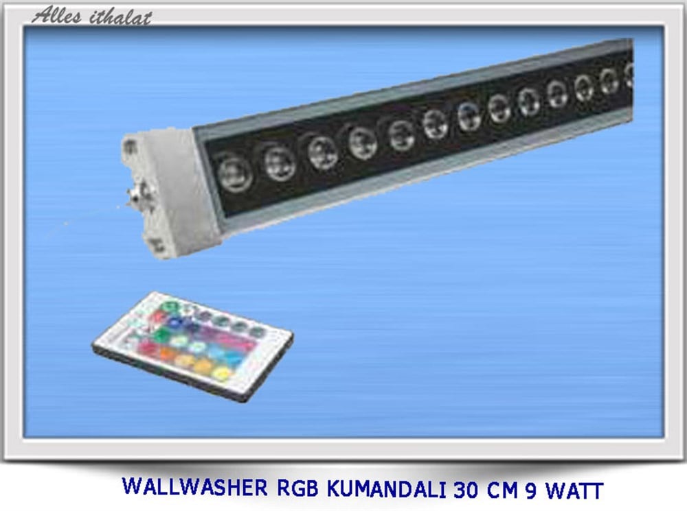 WALLWASHER RGB KUMANDALI 30 CM 9 WATT