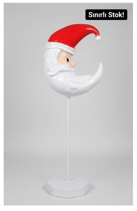 YILBAŞI LED AYDEDE NOEL BABA ŞEKER DEKOR ( 1,50 MT ) BÜYÜK BOY AYDEDE NOEL BABA ŞEKER ( ALS-150AYD )