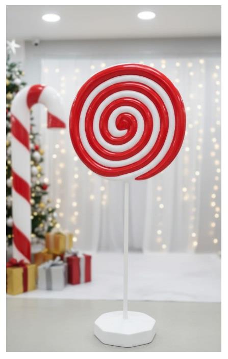 YILBAŞI LED ÇARKIFELEK ŞEKER DEKOR ( 1,25 MT ) BÜYÜK BOY ÇARKIFELEK ŞEKER (ALS-125CS )