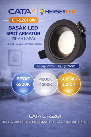 8w-basak-led-armatur-siyah-