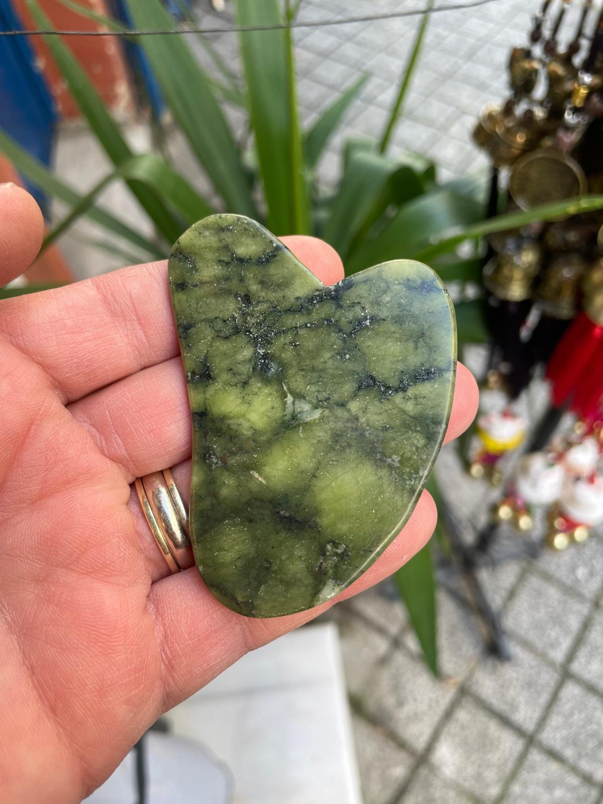 Gua Sha  (Guaşa) Yeşim Taşı