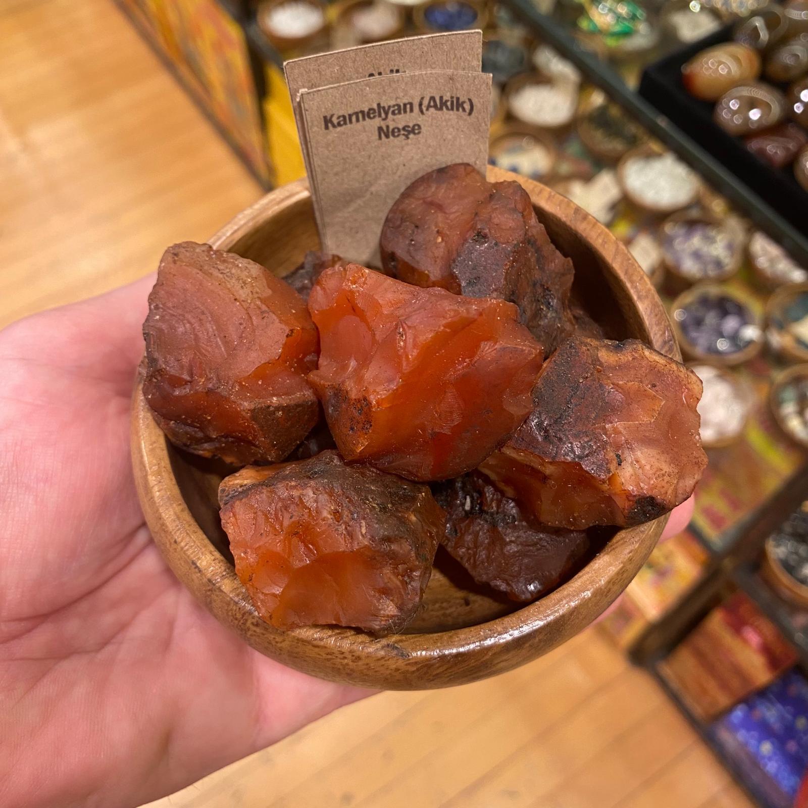 Ham Akik Taşı (karnelyan)