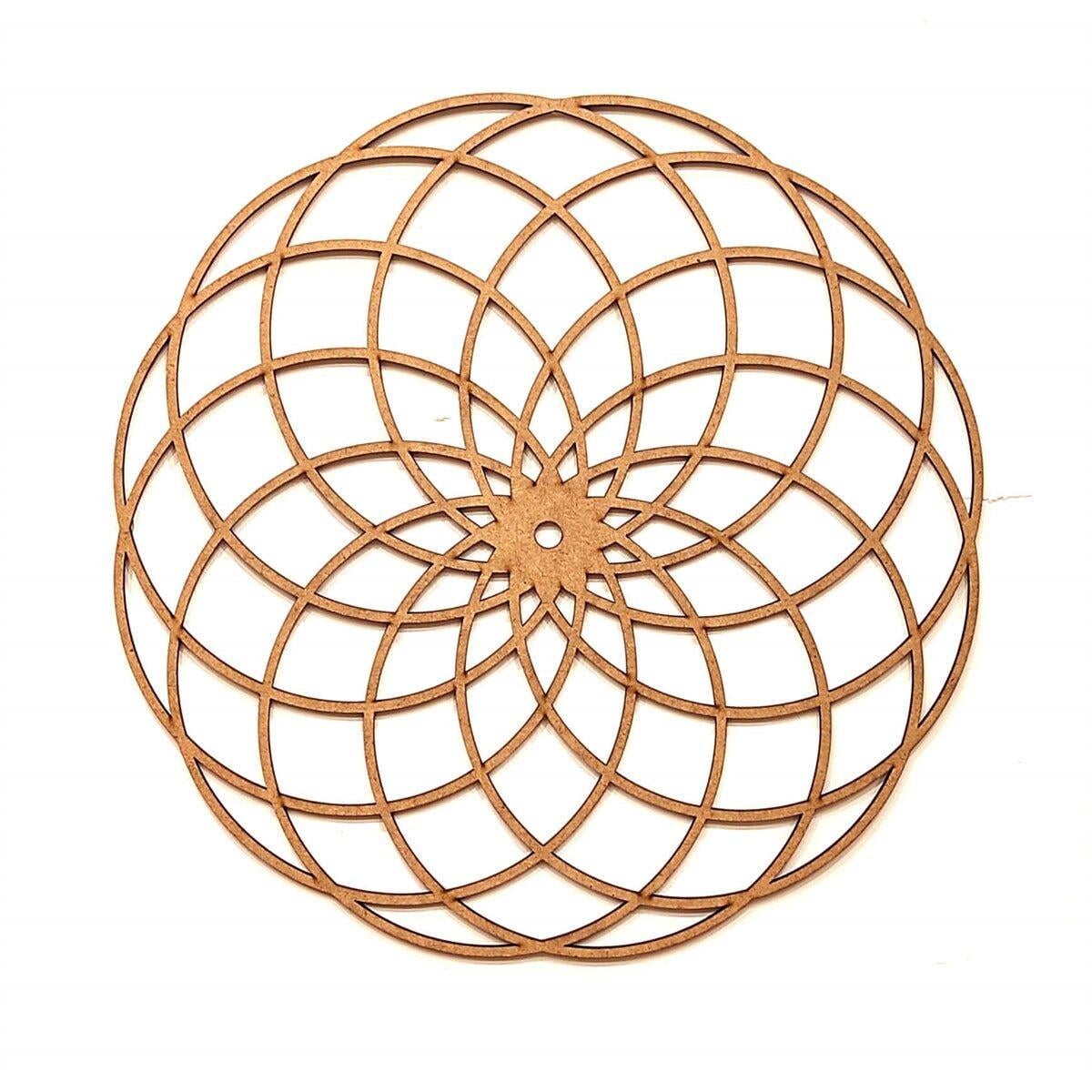 Kutsal Geometri Seti MDF