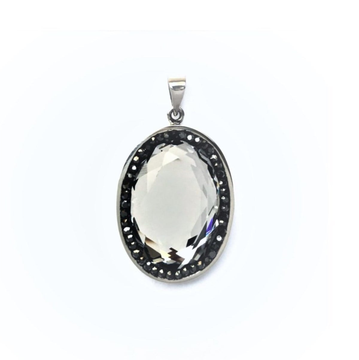 Larentia oval taşlı