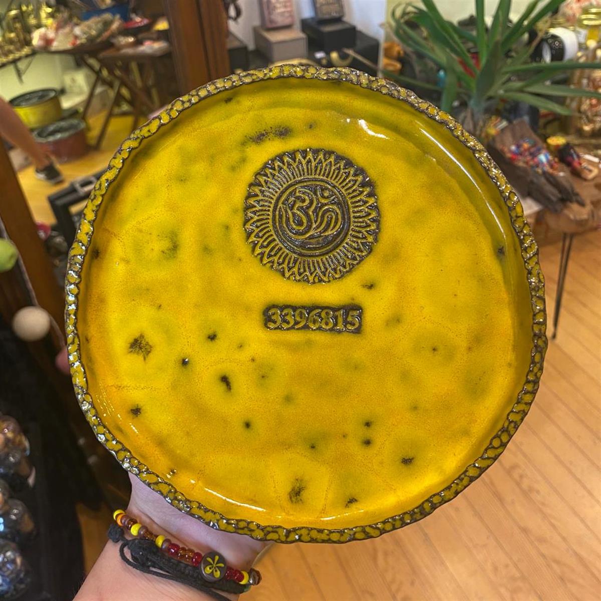 OM (Aum) Seramik Tabak