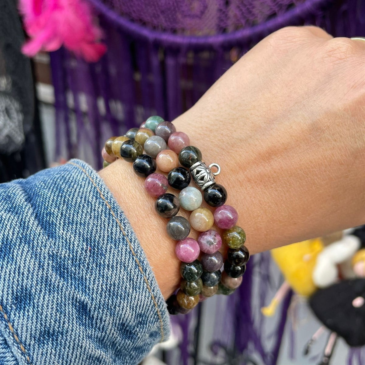 Pembe Turmalin Bileklik