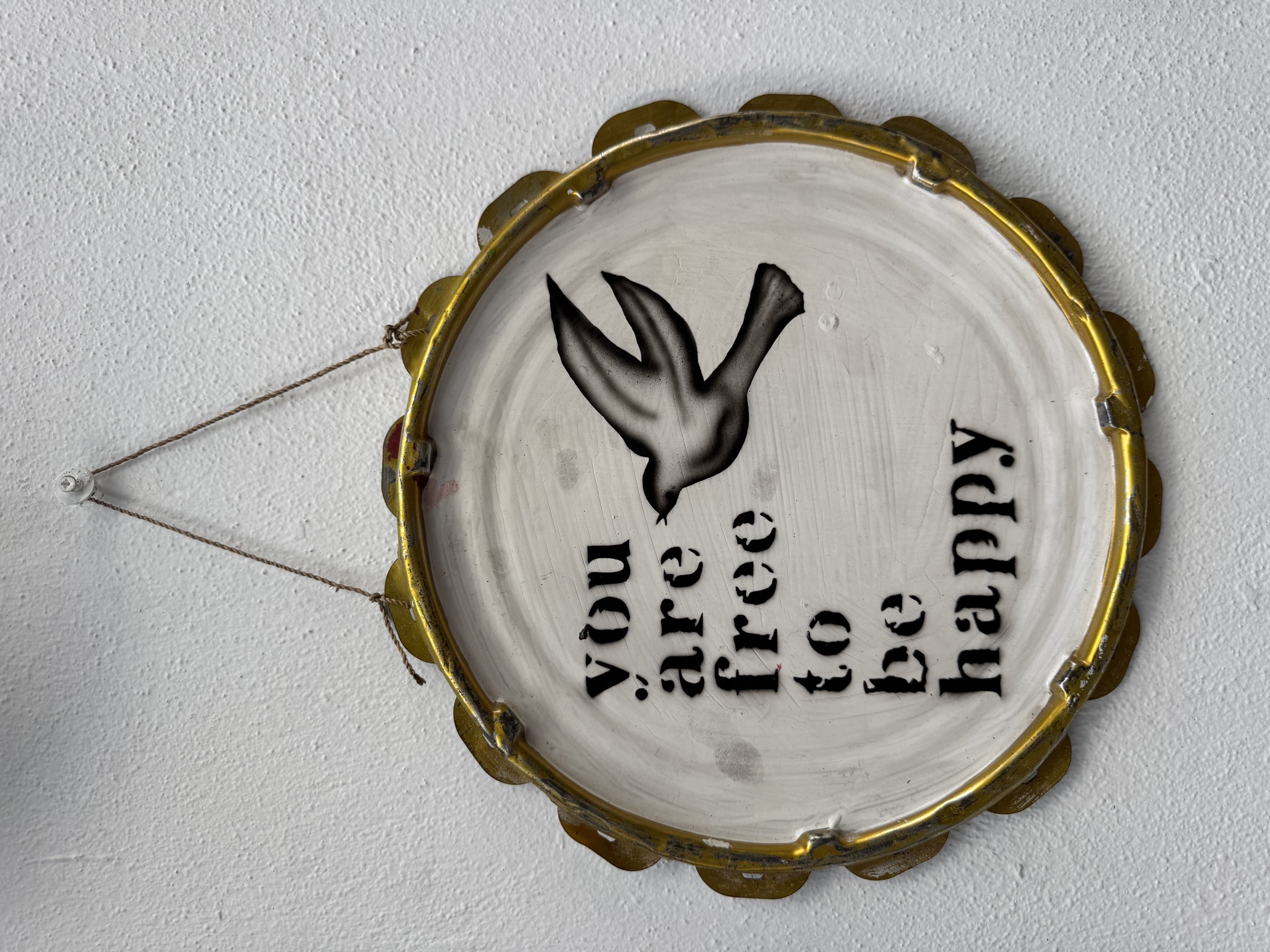 Vintage Metal Duvar Panosu