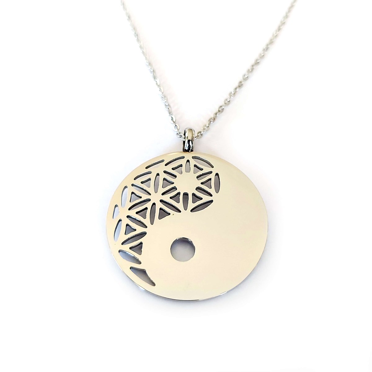 Yaşam Çiçeği & Yin Yang (Zincir hediyeli)