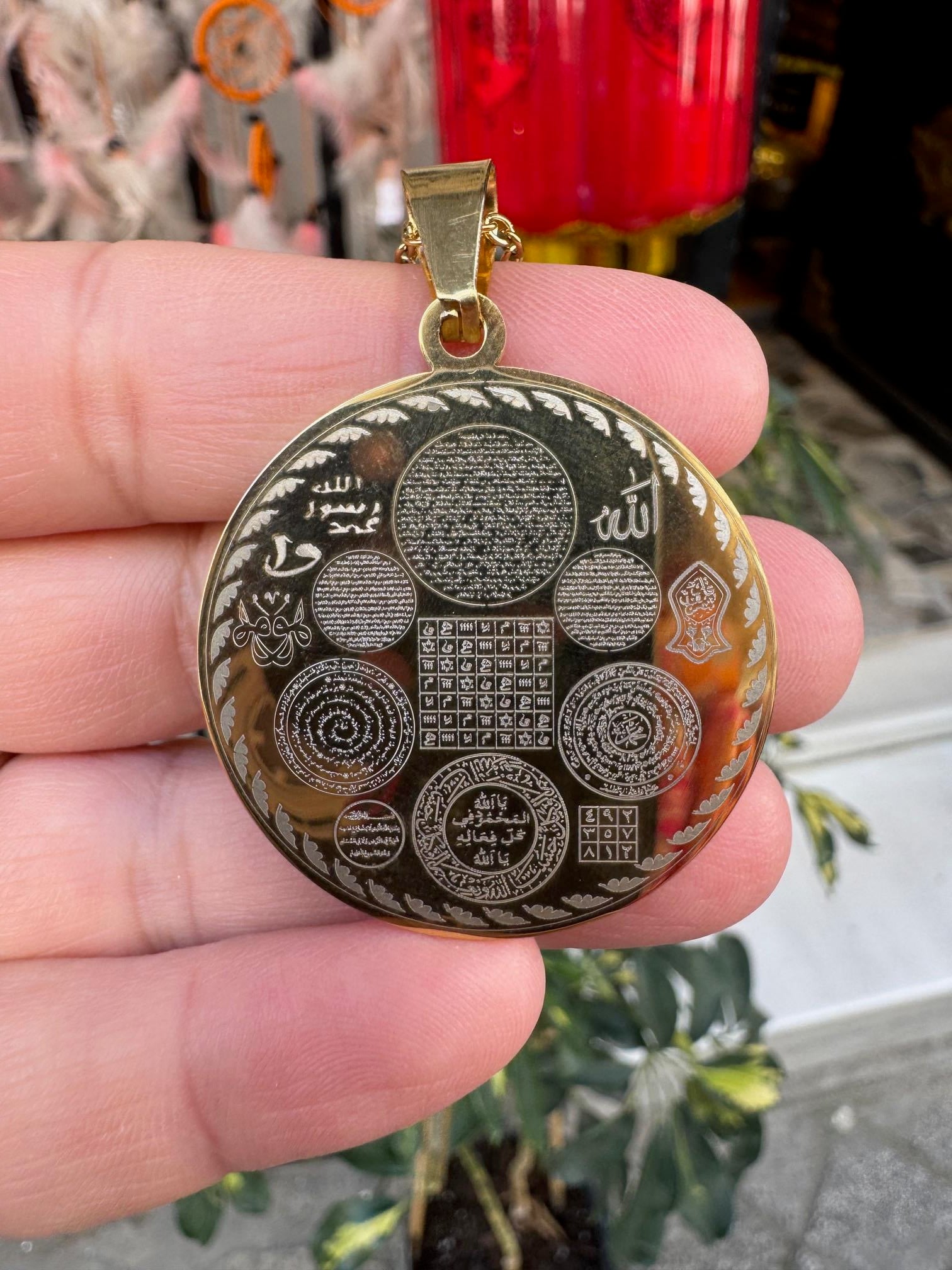 Yemen Zırhı Çelik Kolye