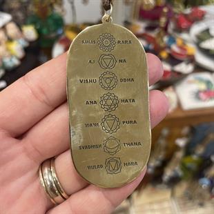 7 Çakra Pirinç Kolye