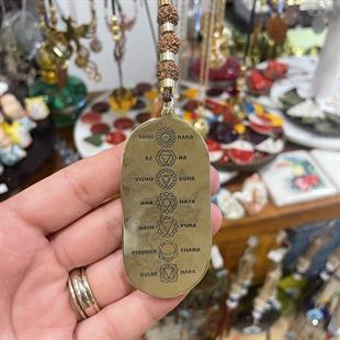 7 Çakra Pirinç Kolye