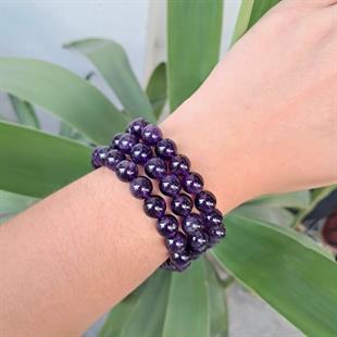 Ametist Bileklik 8ve10mm