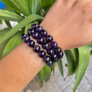 Ametist Bileklik 8ve10mm