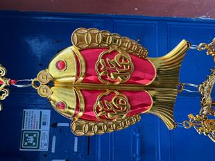 Feng Shui Çift Balıklı Süs