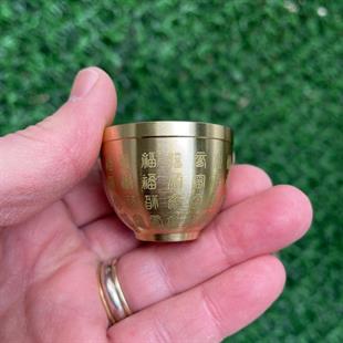 Kadim Sembollü Altın Kase